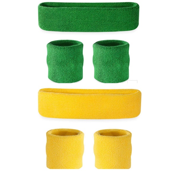 suddora Accessories - SUDDORA SET OF 2 HEADBAND / WRISTBAND SETS SWEAT / MOISTURE WICKING NEW